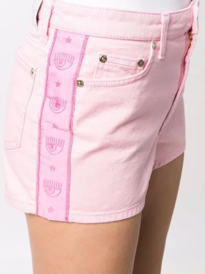 high-waisted denim shorts | Chiara Ferragni | Eraldo.com