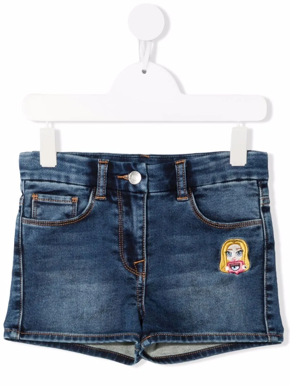 Shorts Chiara Ferragni eye star 72CBD508 azzurro | FRMODA.com