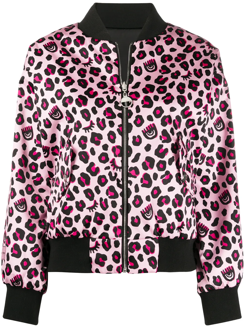 pink leopard print jacket