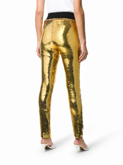 sequinned skinny trousers | Chiara 