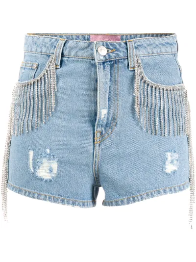 Shorts denim effetto vissuto | Chiara Ferragni | Eraldo.com