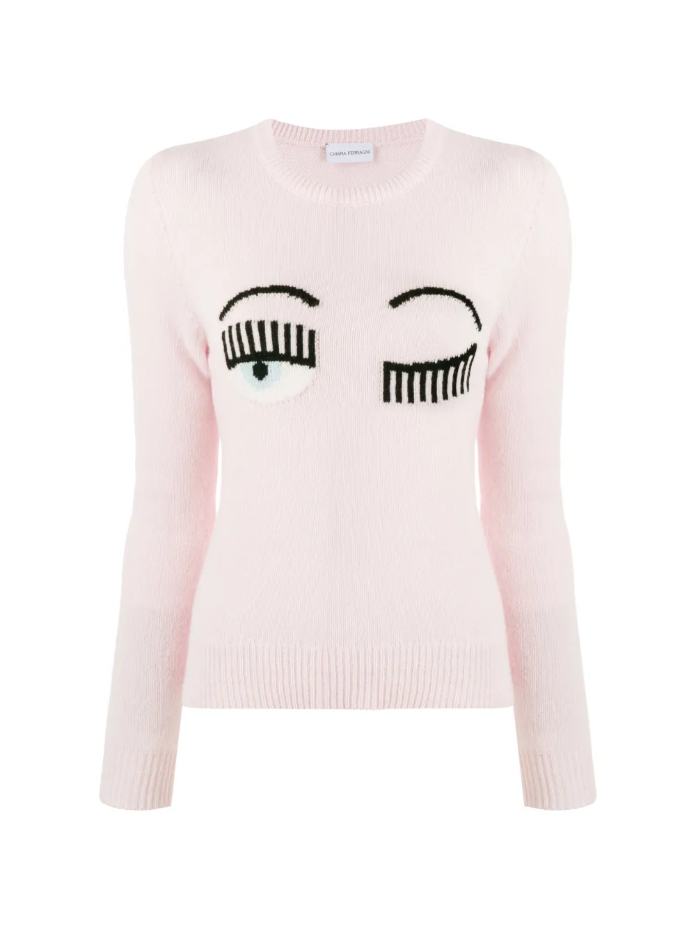 Chiara Ferragni winking eye knitted jumper Eraldo US