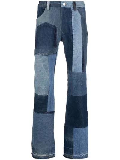 patchwork straight jeans | Children Of The Discordance | Eraldo.com