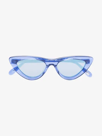 blue cat eye sunglasses
