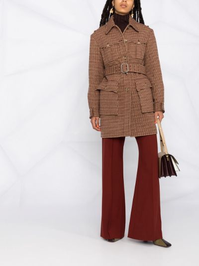 Chloe on sale houndstooth coat