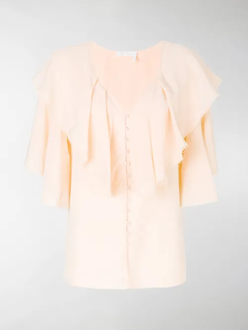Chloé - Blusa con rouches