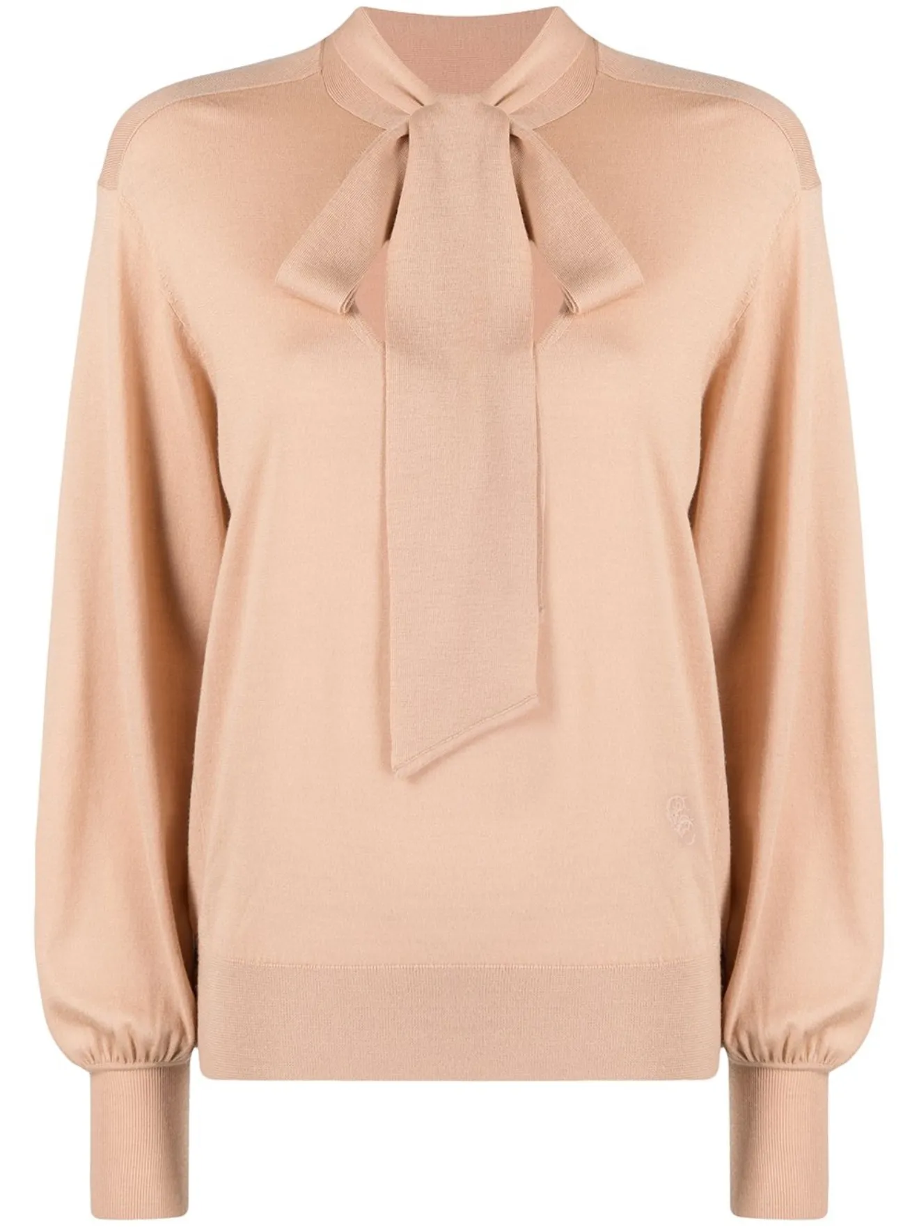 bow neck jumper