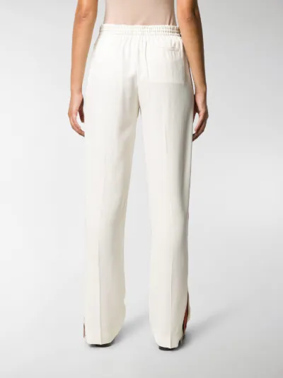 straight leg casual trousers