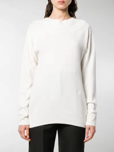 sweater with back cut out