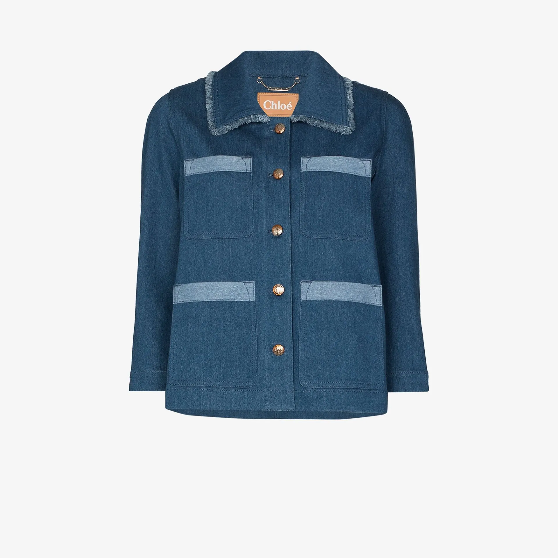 chloe denim shirt