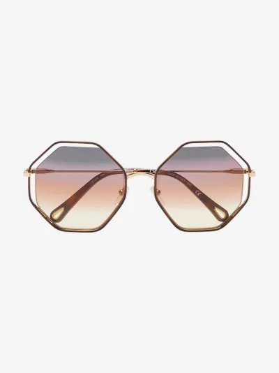 chloe hexagon sunglasses