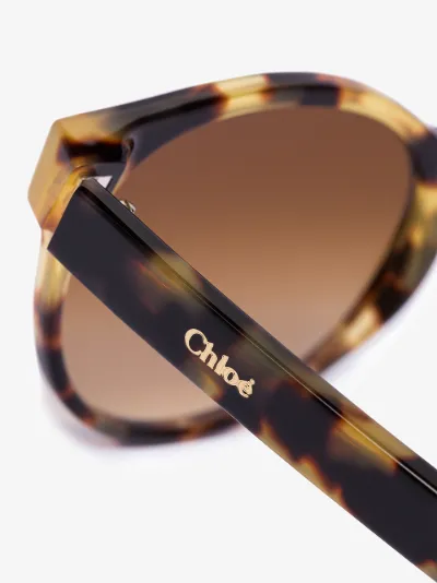 chloe tortoise shell glasses