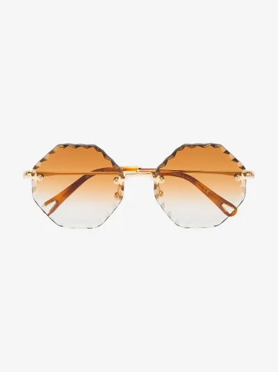 chloe hexagon sunglasses