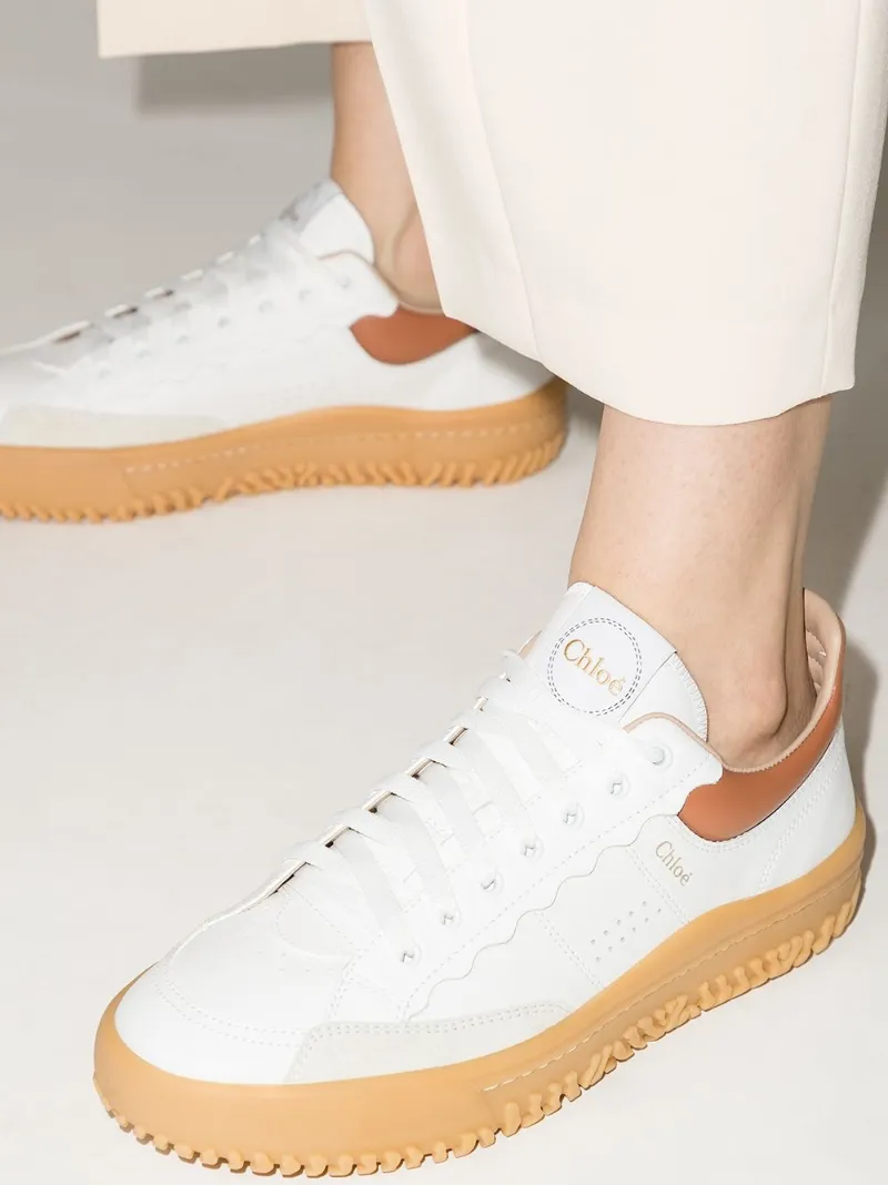 Chloé Frankie low-top sneakers white | MODES