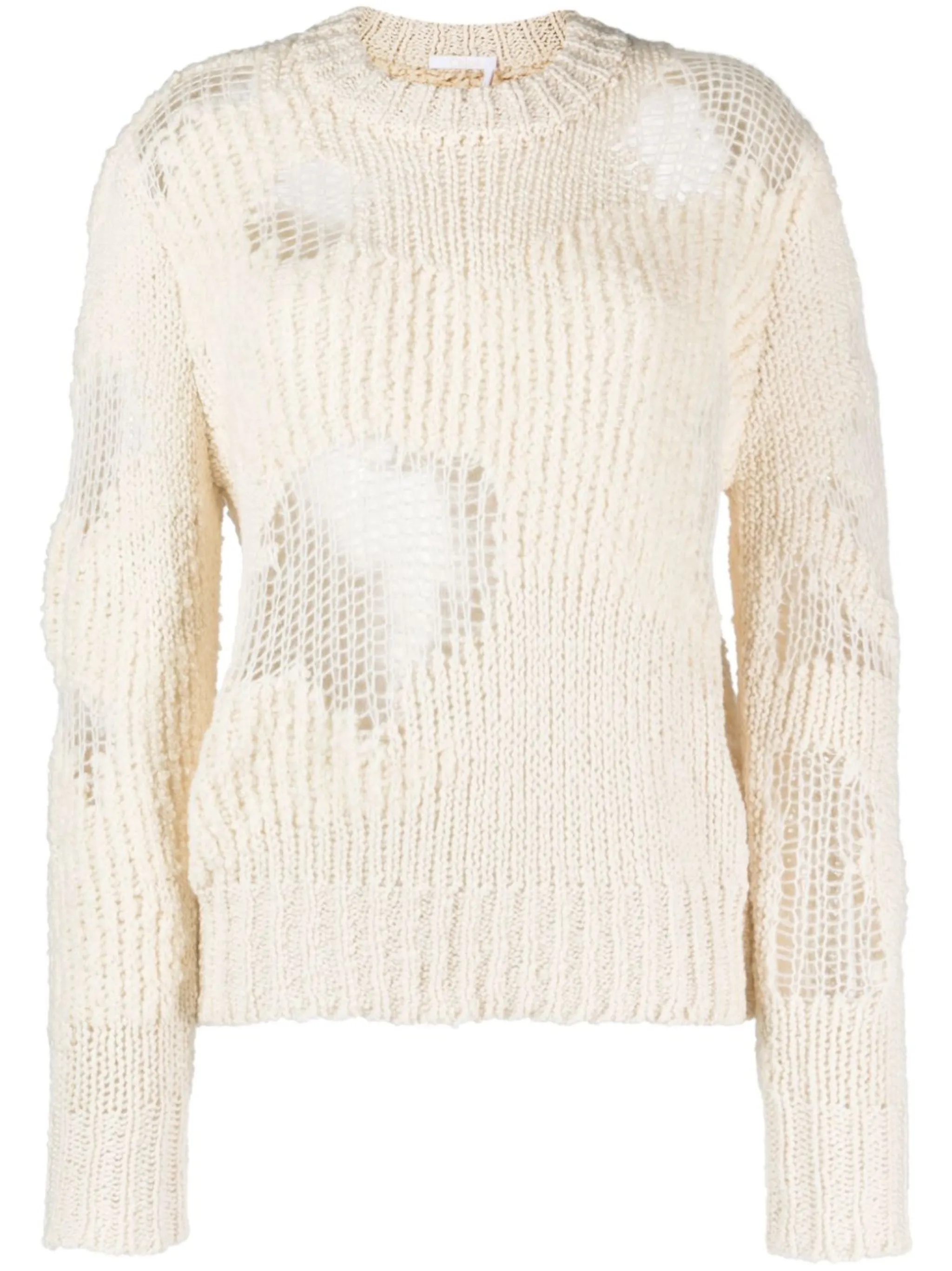Chloé Generous chunky-knit distressed jumper | Eraldo.com FR