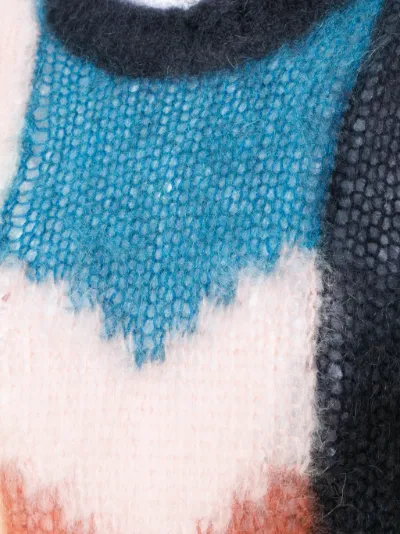 graphic print jumper