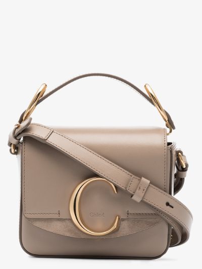 chloe mini leather shoulder bag