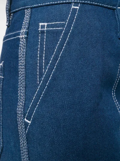 Chloé Jeans con cuciture a contrasto blu | MODES