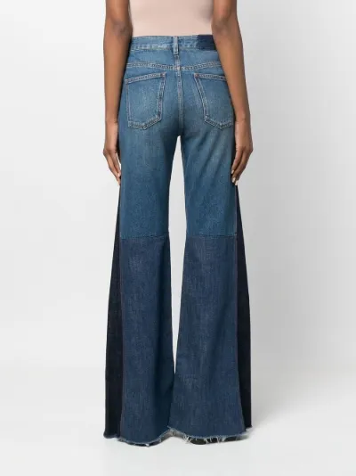 Chloé Jeans svasati a vita alta blu | MODES