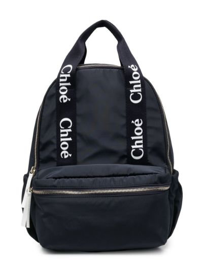 Chloé Kids logo-strap zip-up backpack | Eraldo.com LT