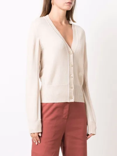 knitted v neck cardigan