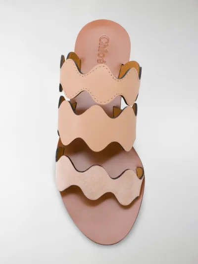 chloe lauren flat sandal