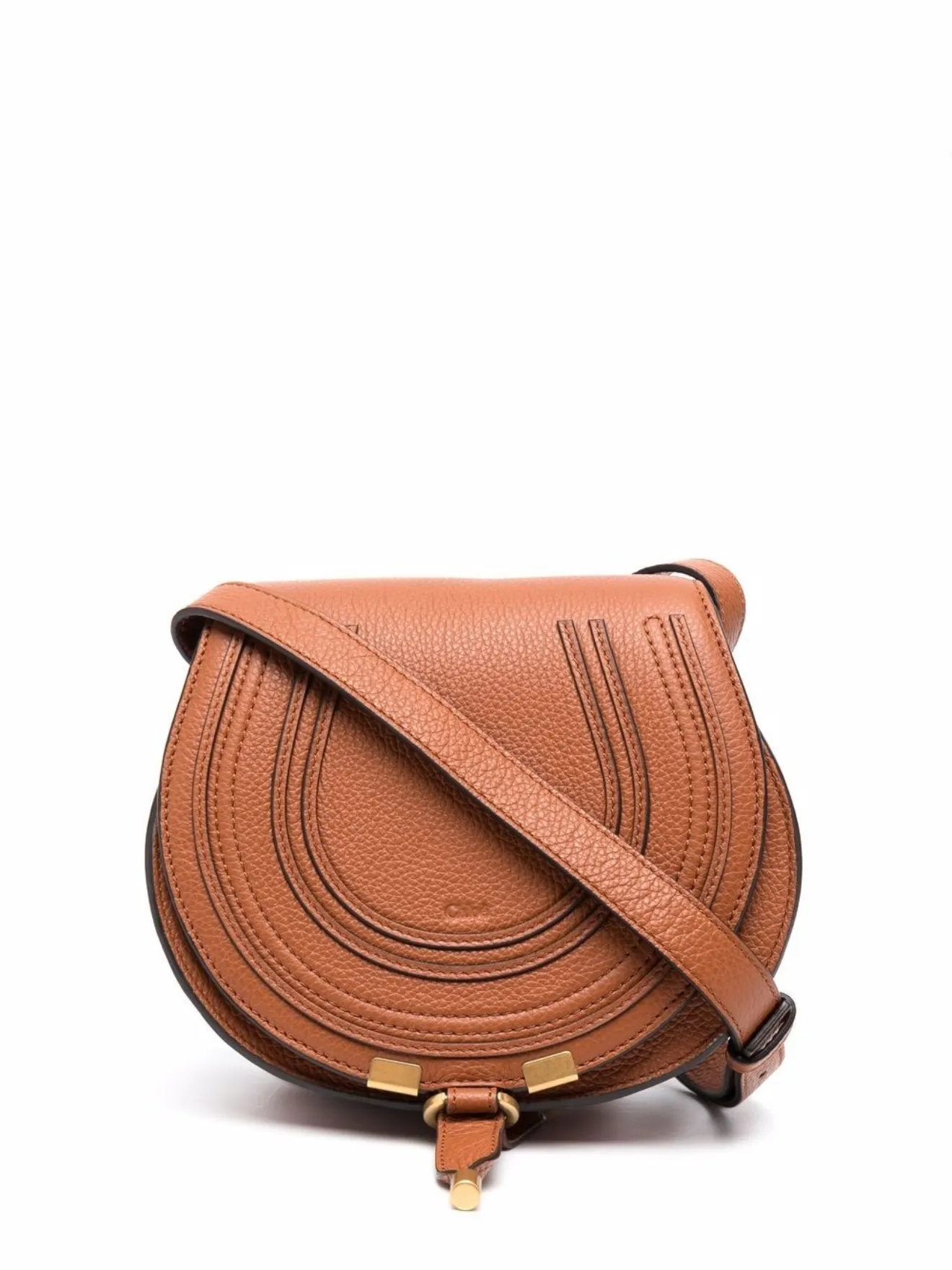 chloé marcie mini round crossbody