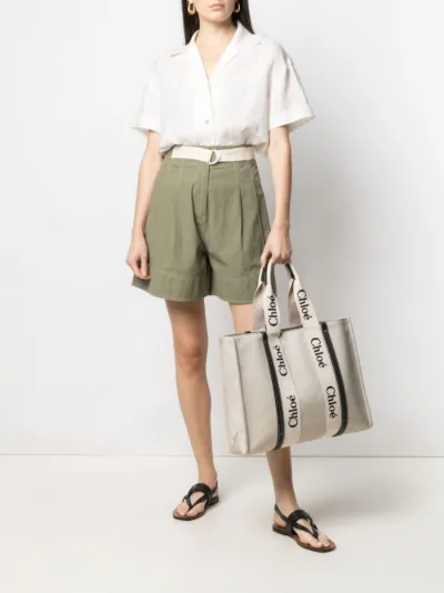 chloe woody tote bolsa medium