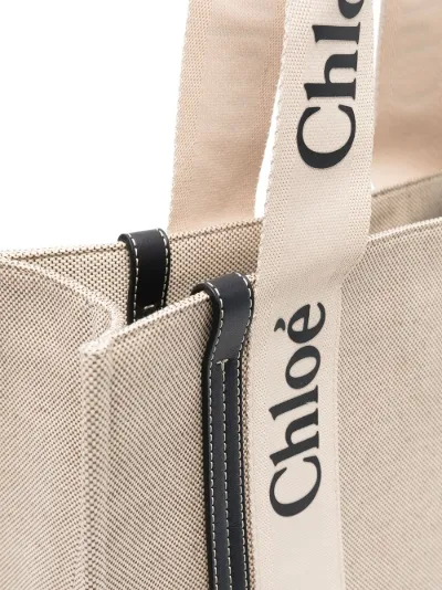 chloe woody tote bolsa medium