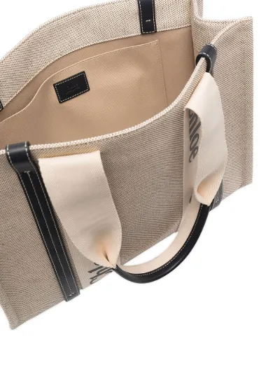 chloe woody tote bolsa medium