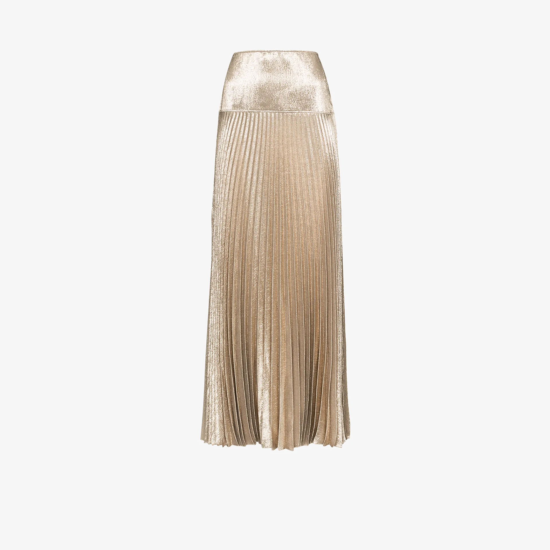 metallic maxi skirts