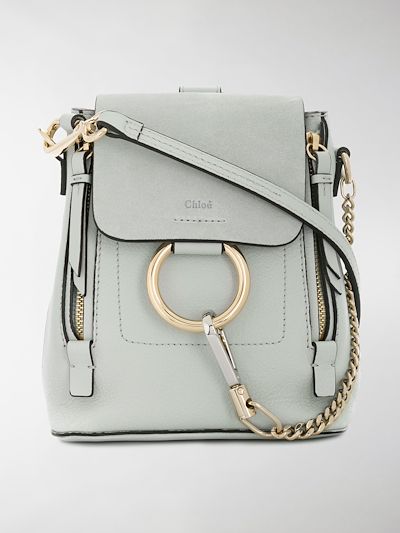 chloe backpack grey