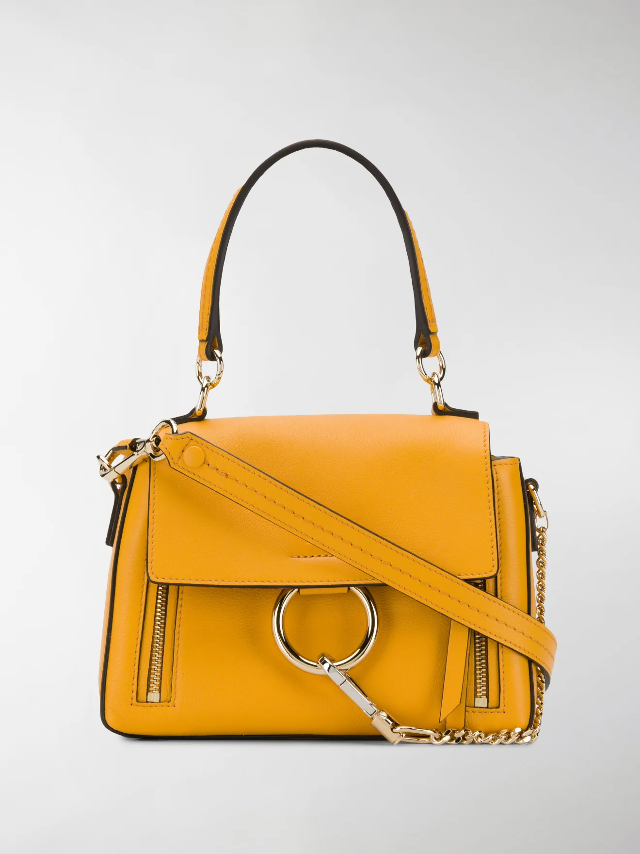 chloe faye bag yellow