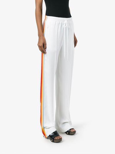 rainbow stripe track pants