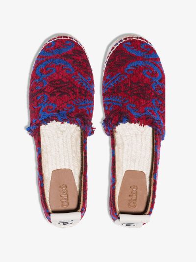 patterned espadrilles