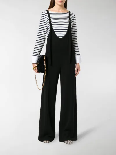 Chloé salopette style jumpsuit black | MODES