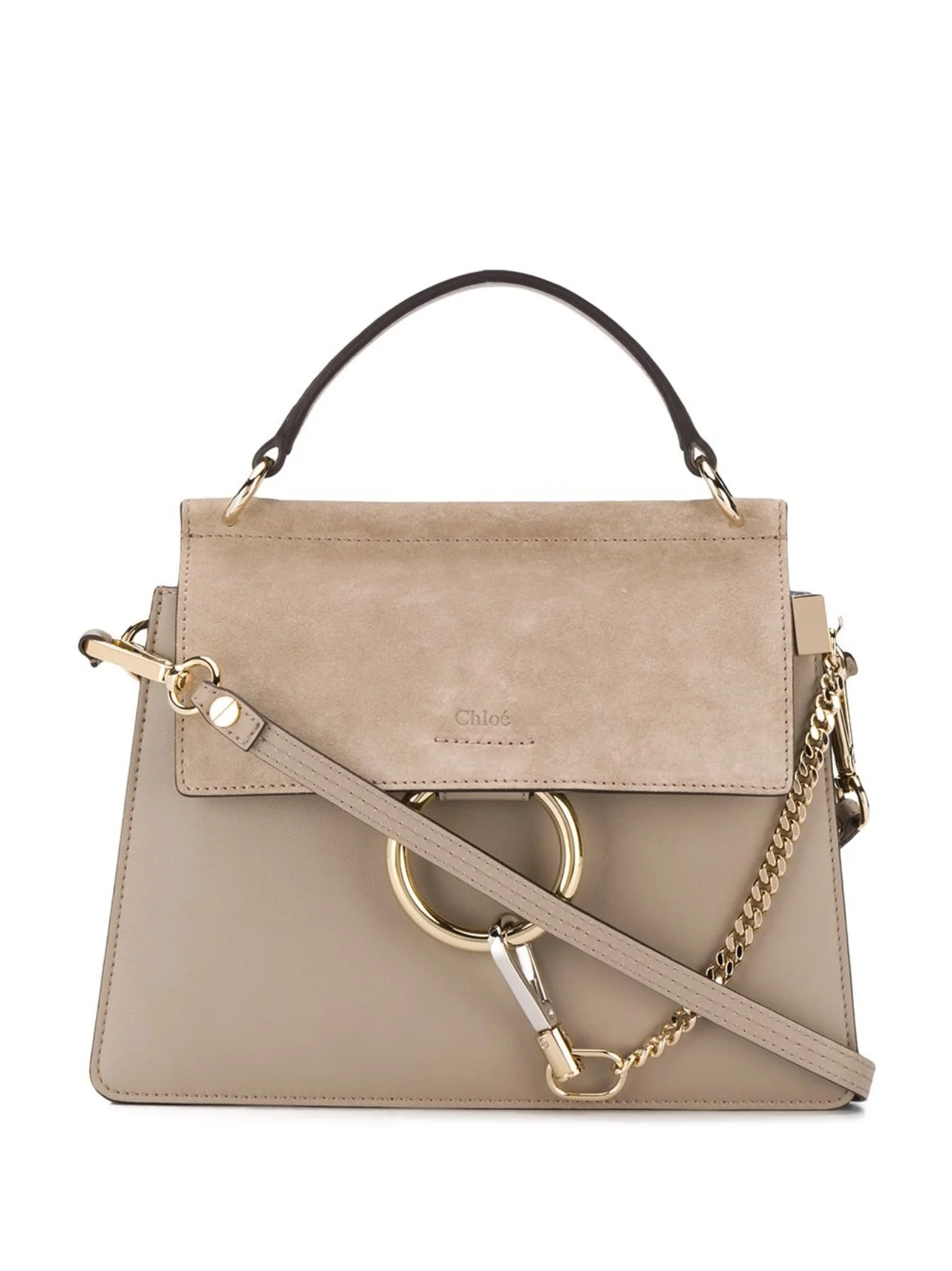 chloe faye small top handle bag