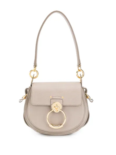 small grey shoulder bag