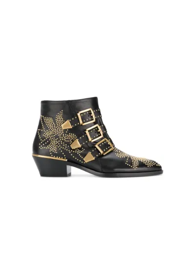 chloe studded ankle boots