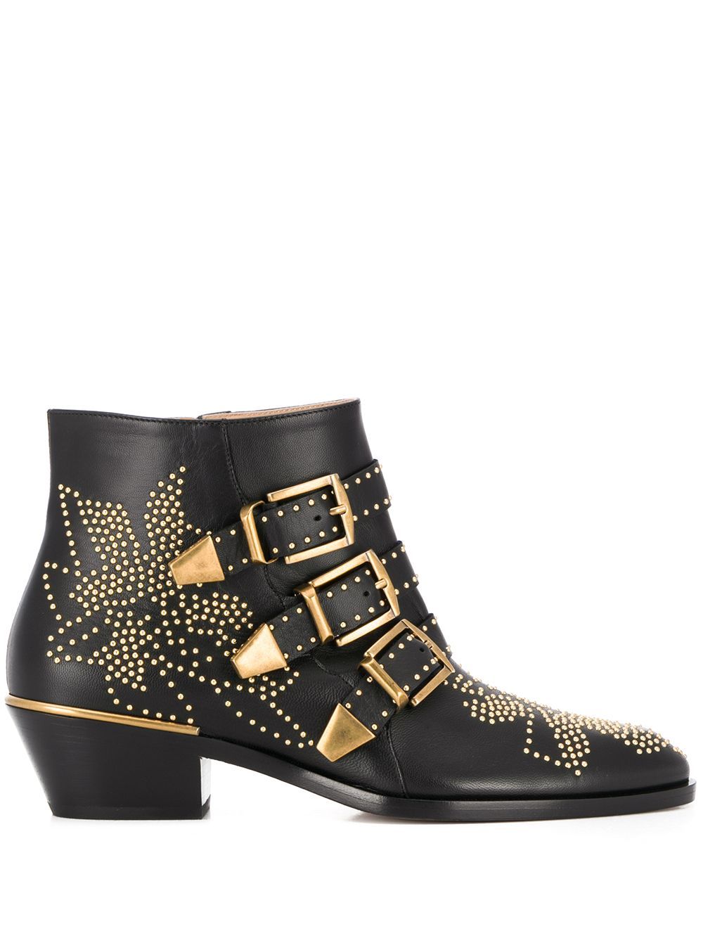 Gold studded chelsea boots best sale