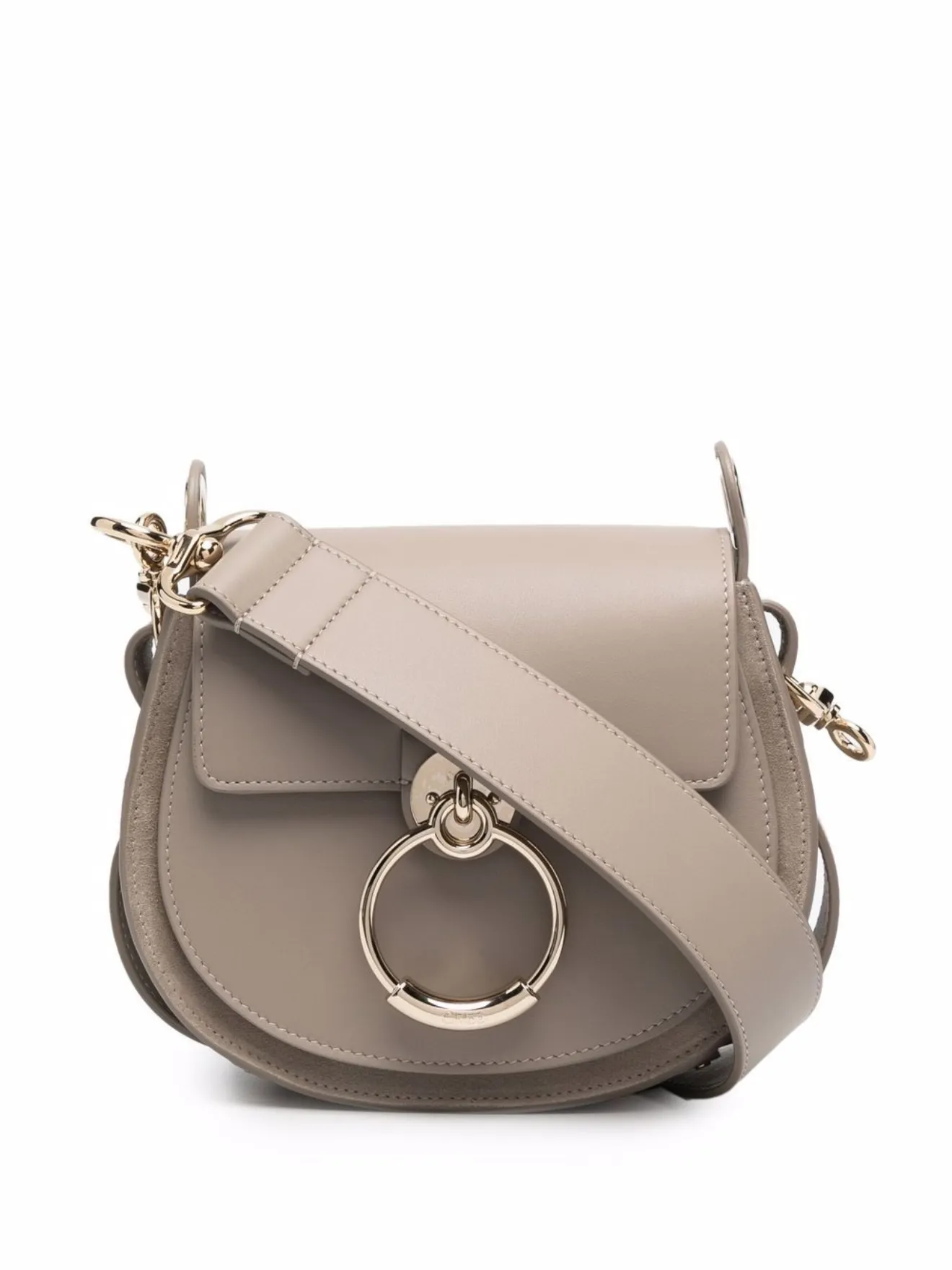 chloe tess bolsa nut color