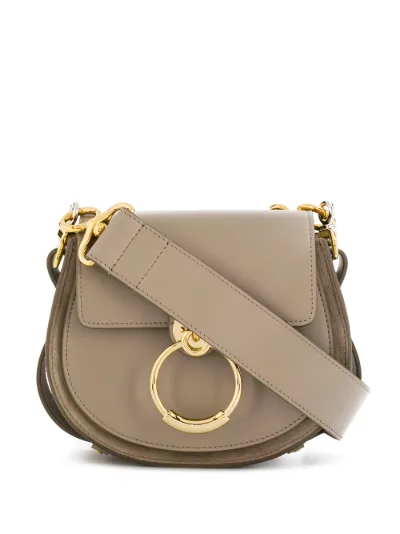 chloé tess small leather shoulder bolsa
