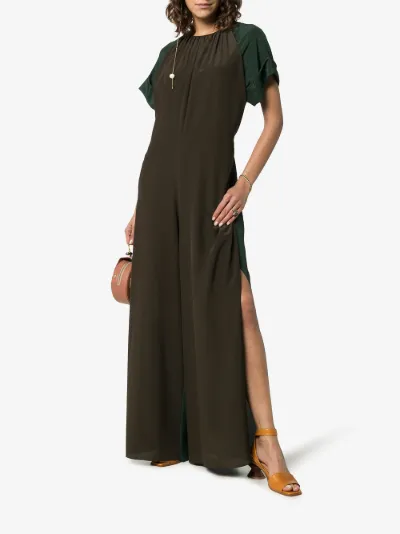chloe split leg jumpsuit