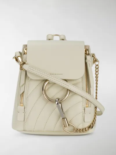 chloe faye quilted backpack