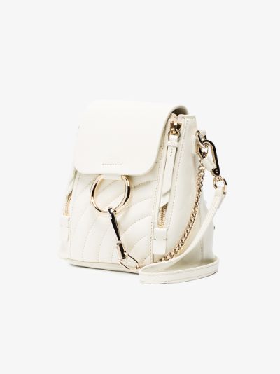 chloe white backpack