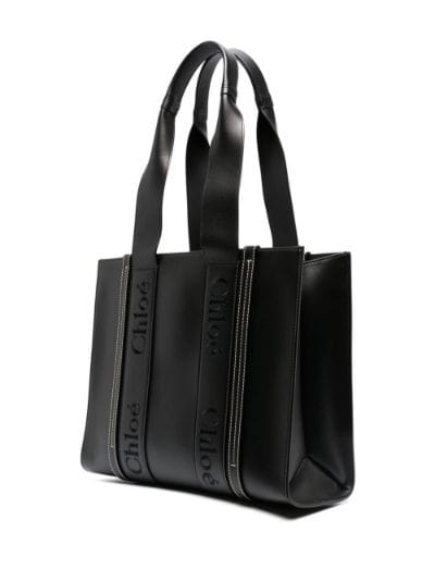 Woody medium leather tote bag | Chloé | Eraldo.com