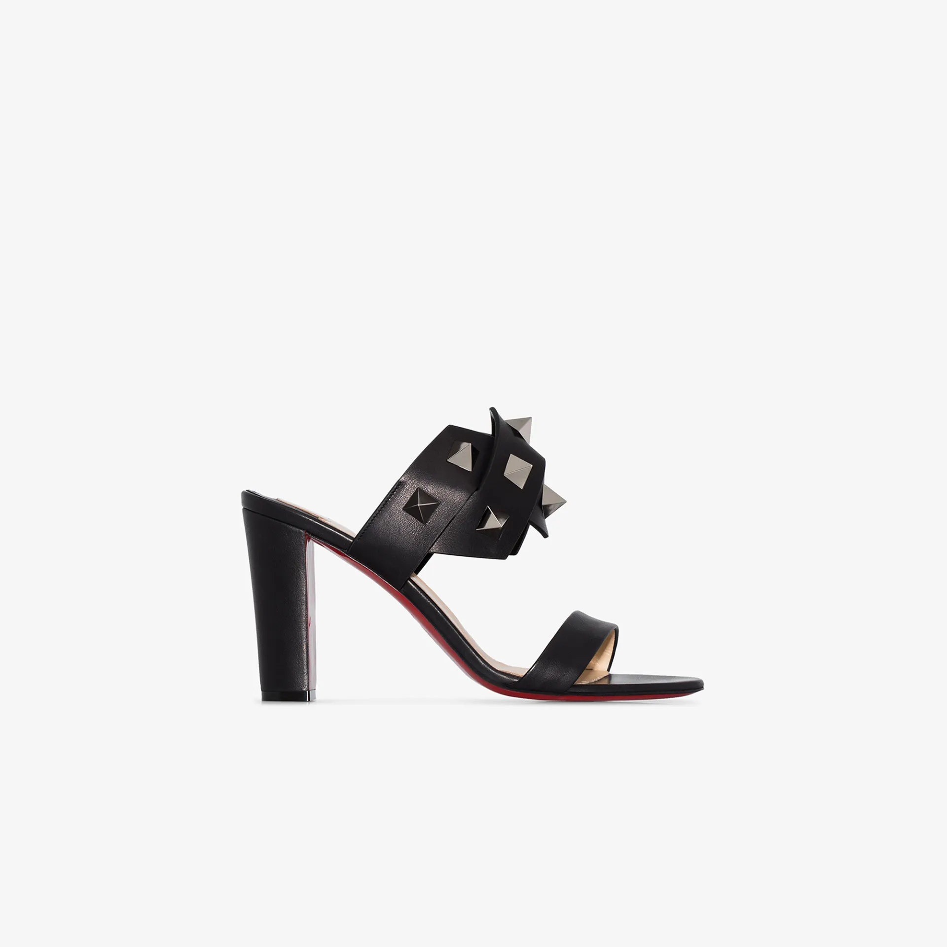 louboutin block heel sandals