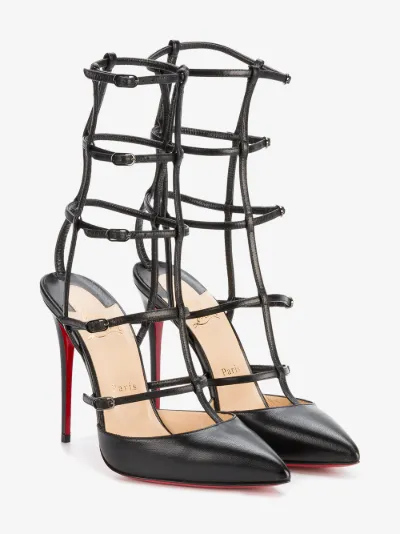 louboutin caged heels
