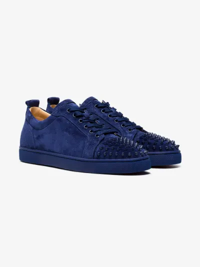 louboutin suede trainers