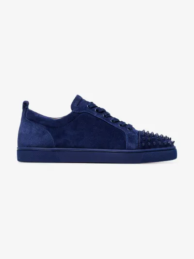 louboutin suede trainers